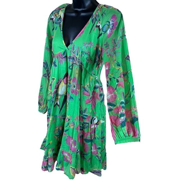 Banjanan Hilary Dress in Woden Hedgerow Classic Green - Picture 16 of 16